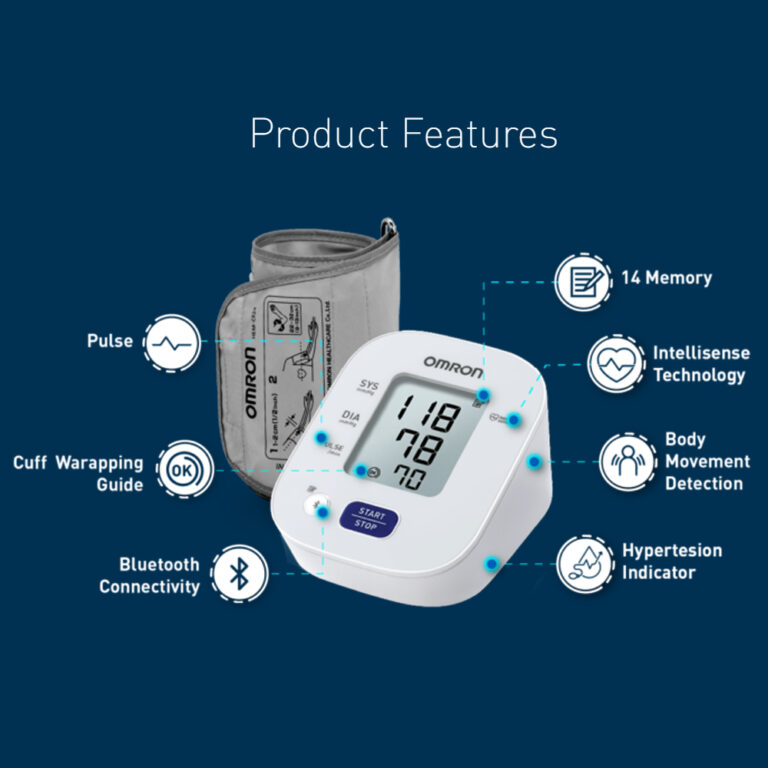 Omron HEM 7141T1 Bluetooth Blood Pressure Monitor - Acupuncture Buy